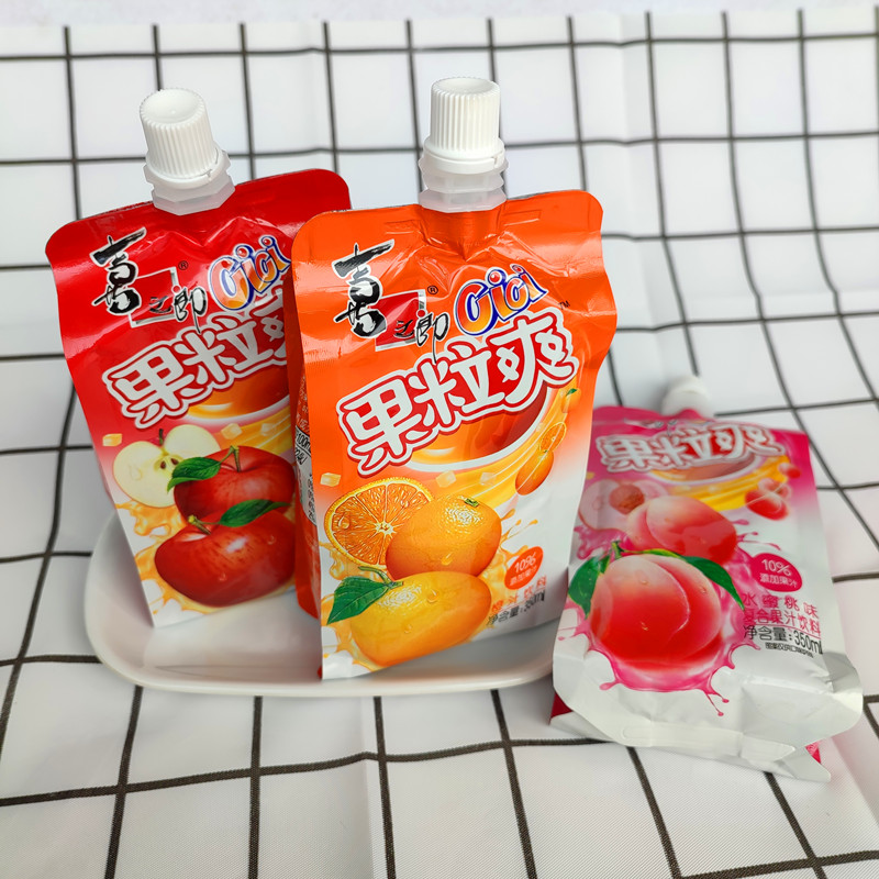 喜之郎cici果粒爽水蜜桃葡萄味儿童可吸果冻口味夏季冰爽果汁饮料