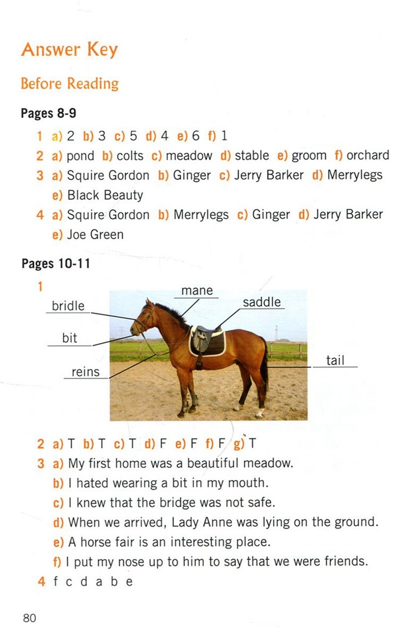 黑布林英语阅读初二年级1黑骏马blackbeauty初二年级第1册八年级扫码