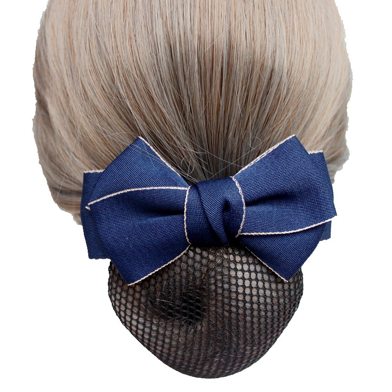 职业发饰网兜银行空姐护士工作马尾盘发发夹发饰