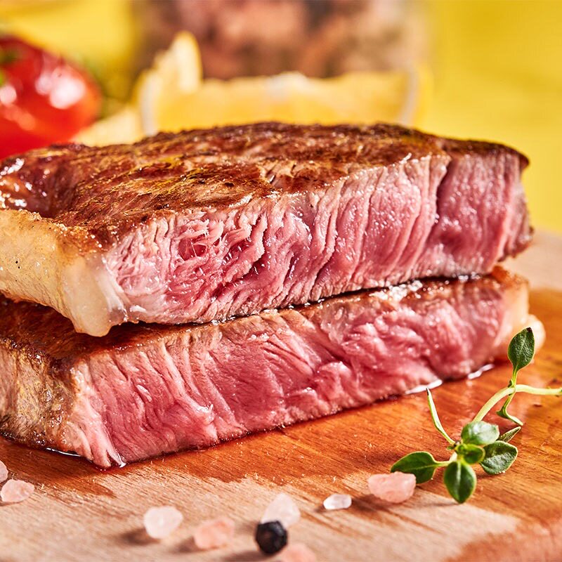 原肉整切厚西冷牛排肉黑椒新鲜菲力儿童澳洲套餐5片家庭装牛扒20