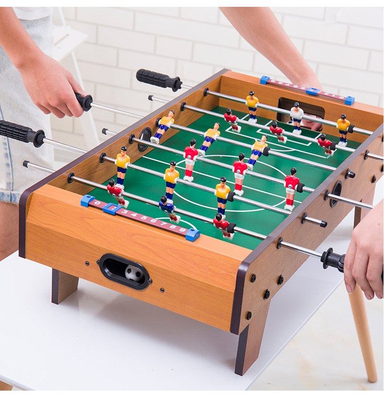 足球儿童迷你桌上办公室家用双人桌面球台亲子桌上足球