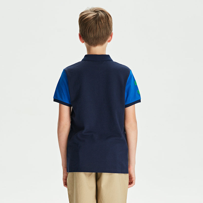 polosport童装男童短袖纯棉2022新款夏款衣服t恤