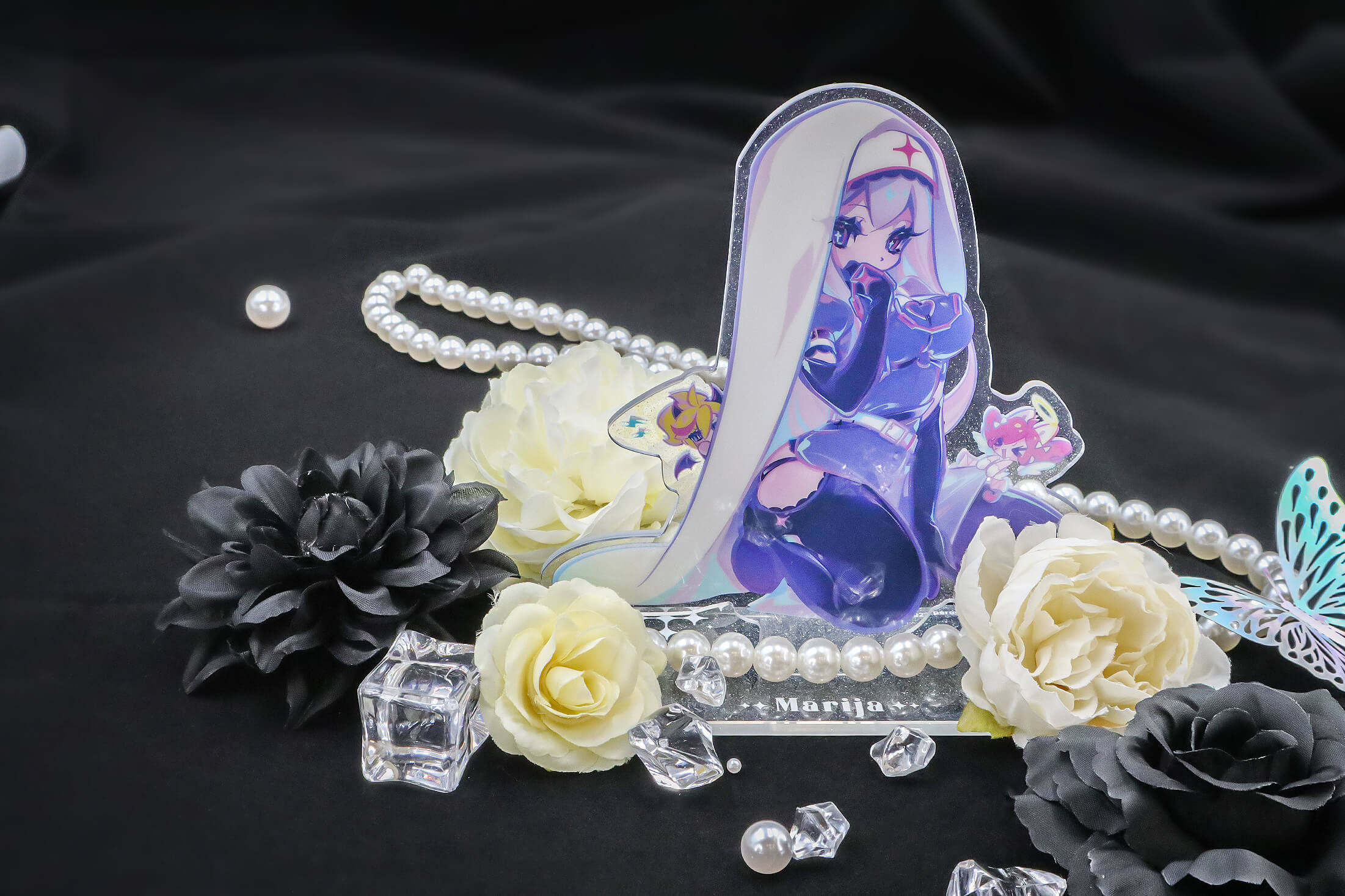 musedash修女玛莉立绘立牌闪粉亚克力peropero官方周边游戏