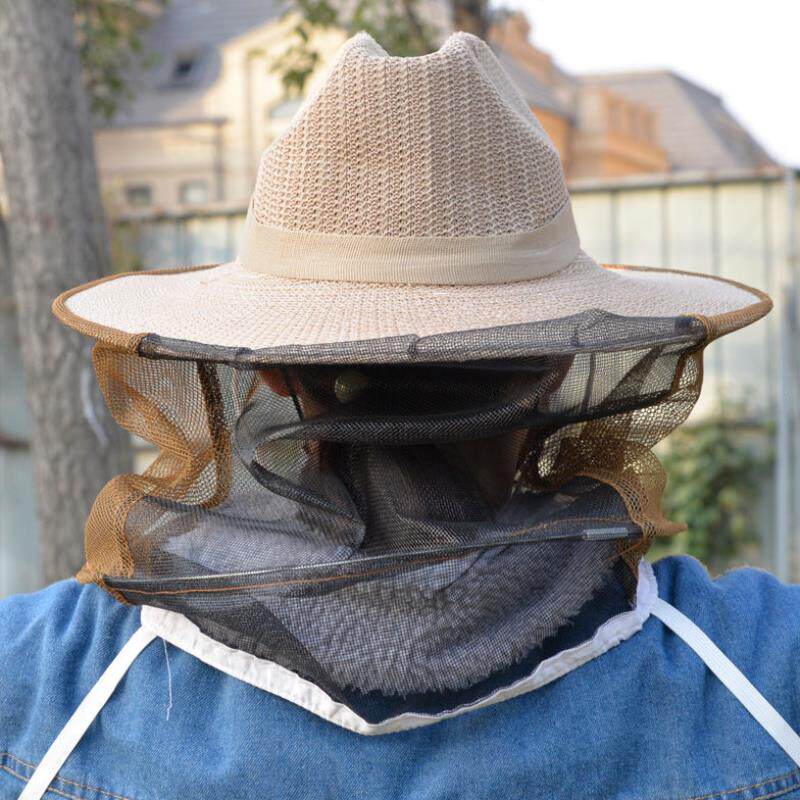 防蜂帽子防蜂服防蜂蜜蜂帽防护帽养蜂工具防晒垂钓防蚊包邮
