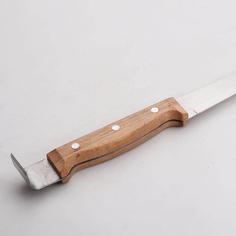 养蜂割蜜刀不锈钢大z型带齿手工刀割蜂蜜刀锋利养蜂