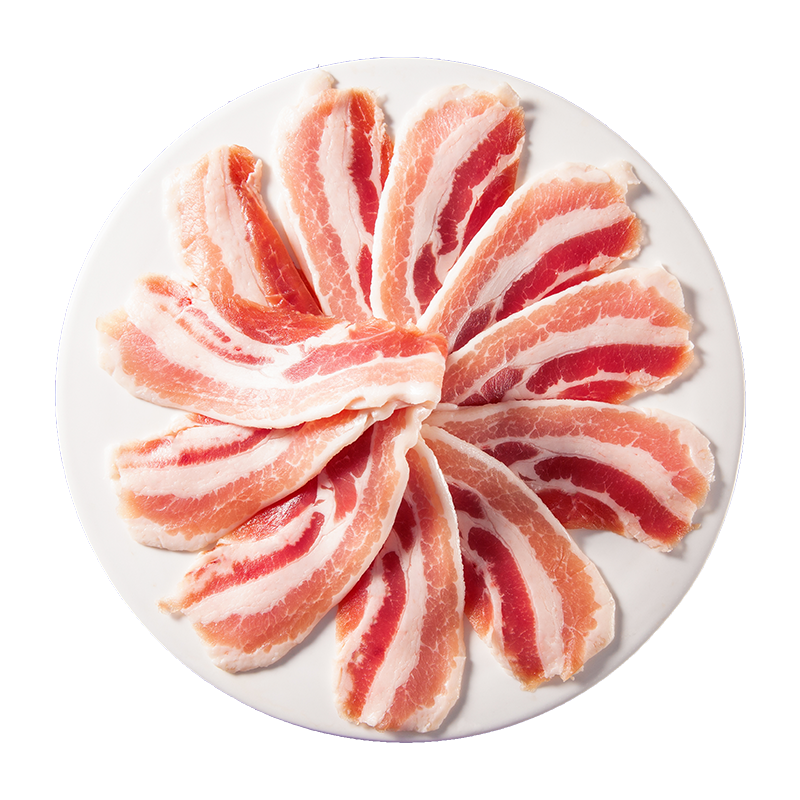 牛味小站原切五花肉片1000g韩式烤肉烧烤食材生猪肉