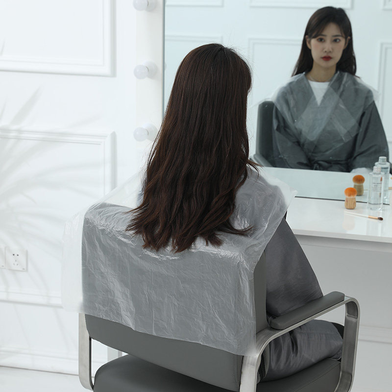 美发一次性围布理发洗头焗油烫染发廊专用防水理发围布
