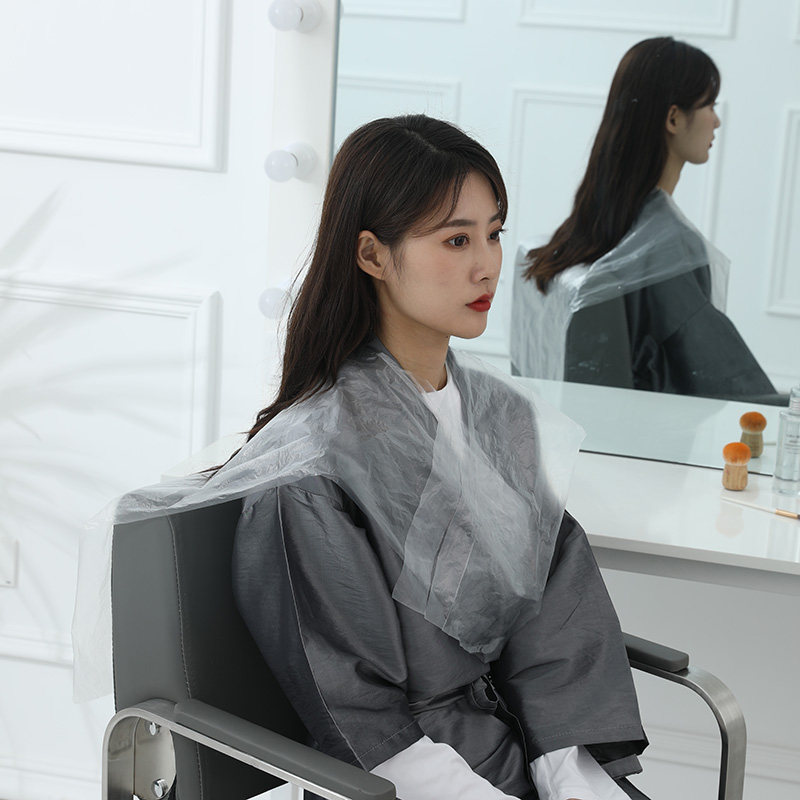 美发一次性围布理发洗头焗油烫染发廊专用防水理发围布