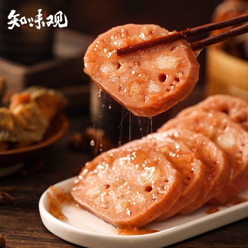 知味观蜜汁糯米藕即莲藕杭州特产半成品美食加热中式糕点