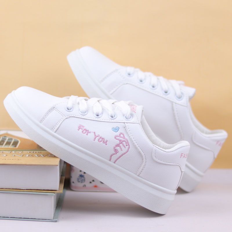 女孩运动鞋春秋秋季少女小白鞋13岁初中中学生单鞋休闲板鞋
