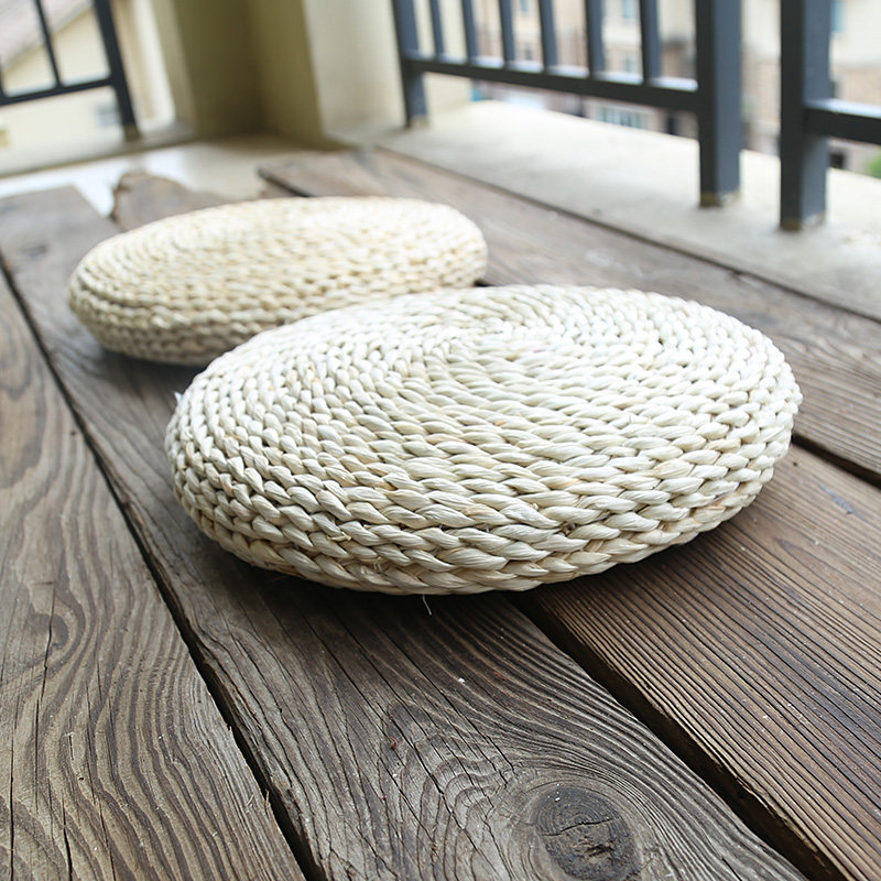 天然玉米米皮蒲团飘窗坐垫瑜伽佛堂拜垫加厚蒲团