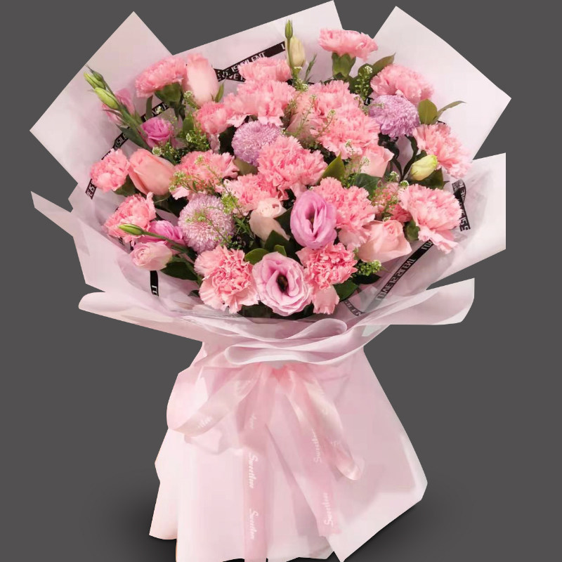 父亲节康乃馨花束生日鲜花速递同城广州北京南京上海鲜花速递同城