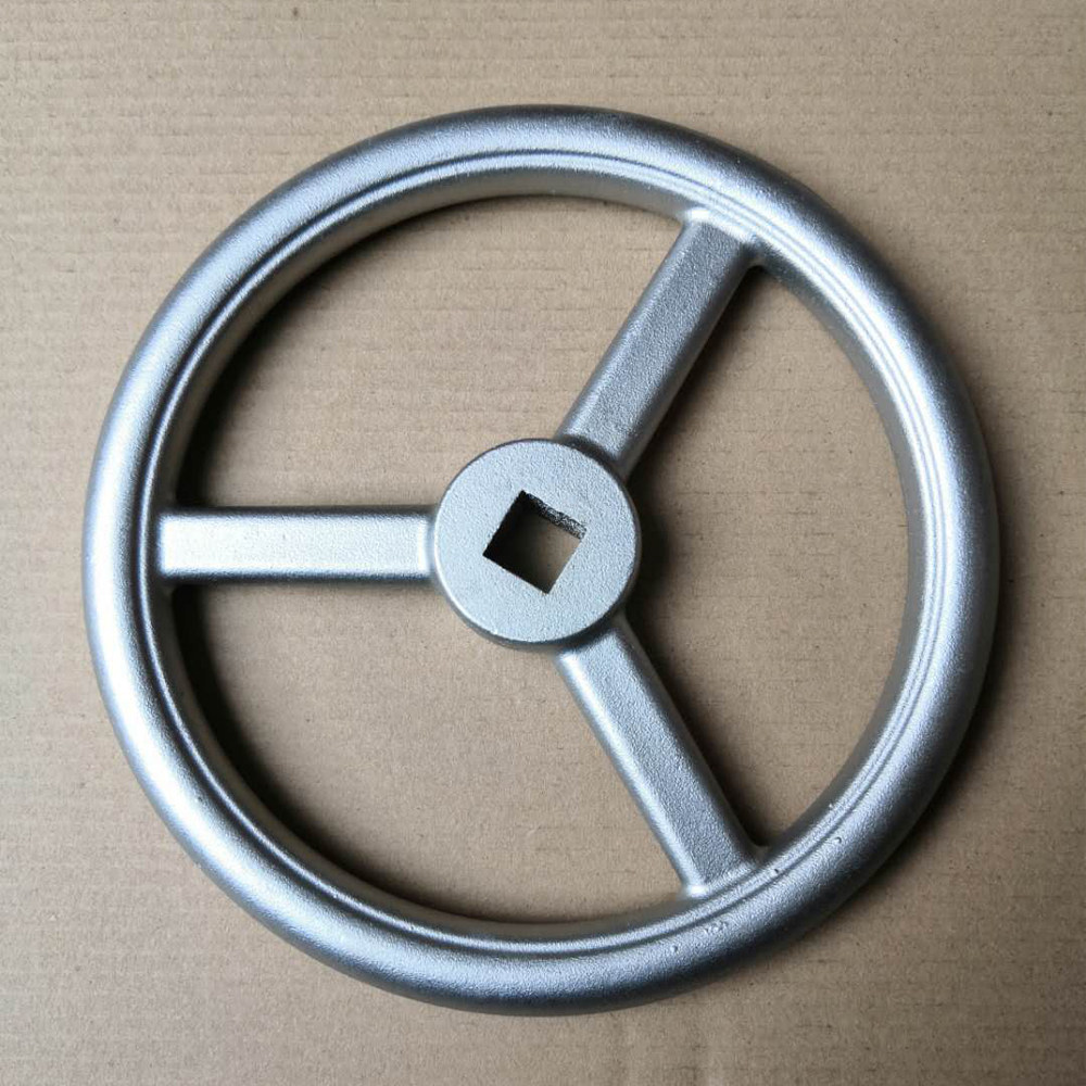 直径开关圆盘平面实心转盘材质方孔手轮不锈钢手轮