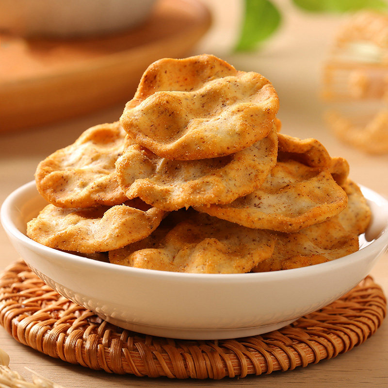 红谷粗粮女生办公网红饼干饱腹石子林黑麦石头发酵饼干