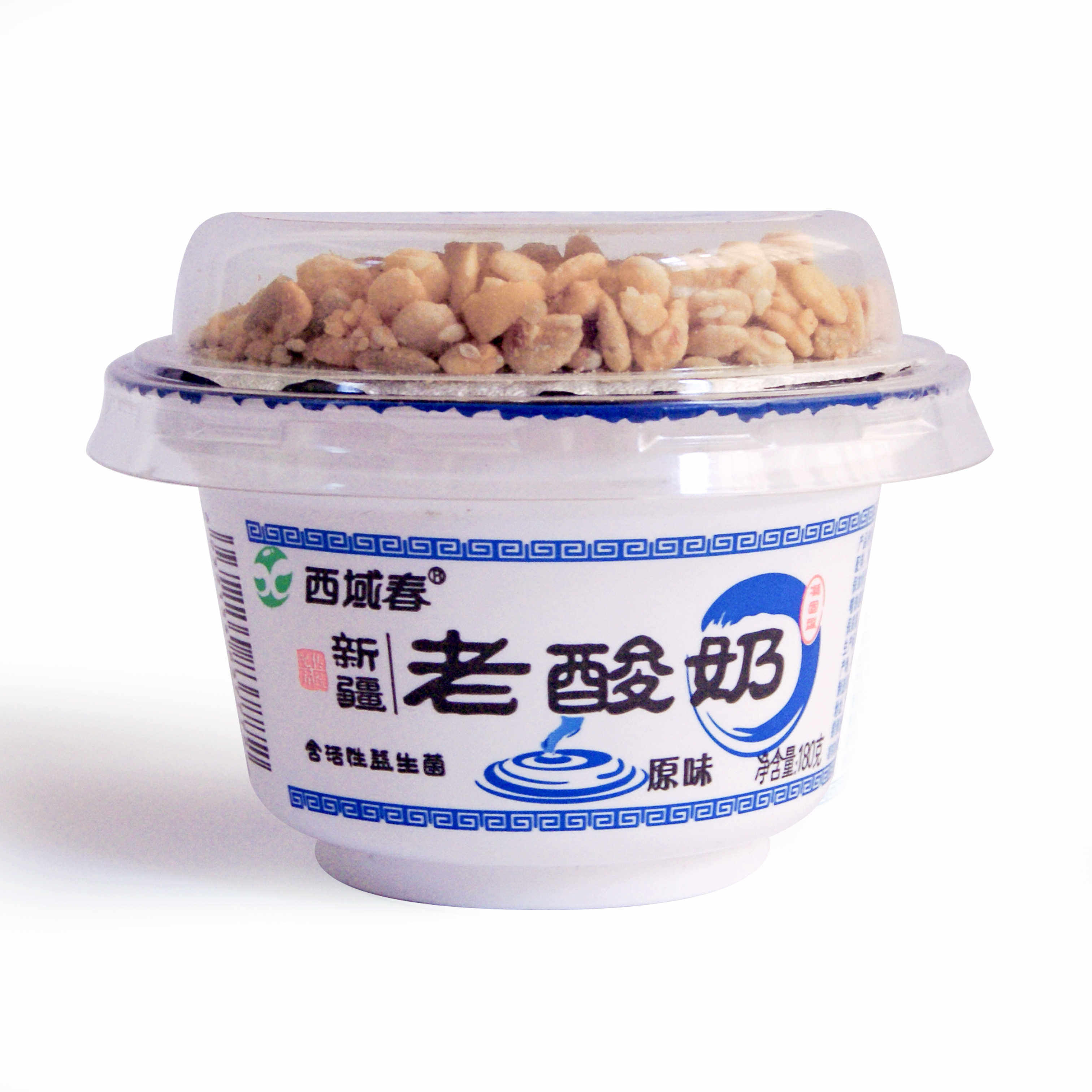 酸奶西域浓缩益生坚果乳酸菌整箱180克10碗新疆低温奶