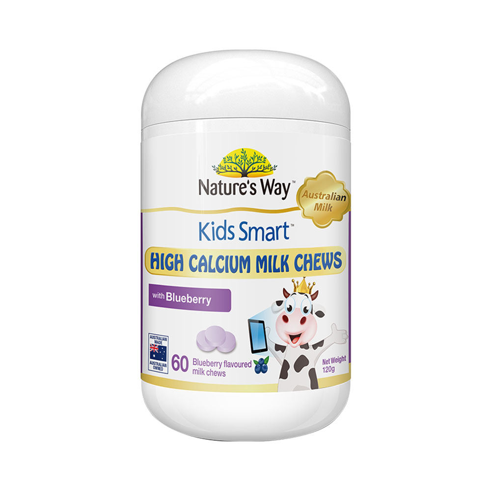 直营佳思kidssmart蓝莓牛乳高钙奶片护眼补钙长高钙铁锌