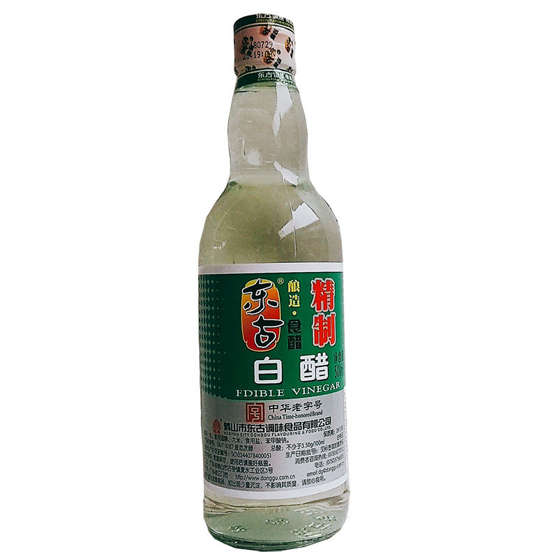 泡脚东古精制白醋500ml家用蘸料饺子凉拌米醋醋
