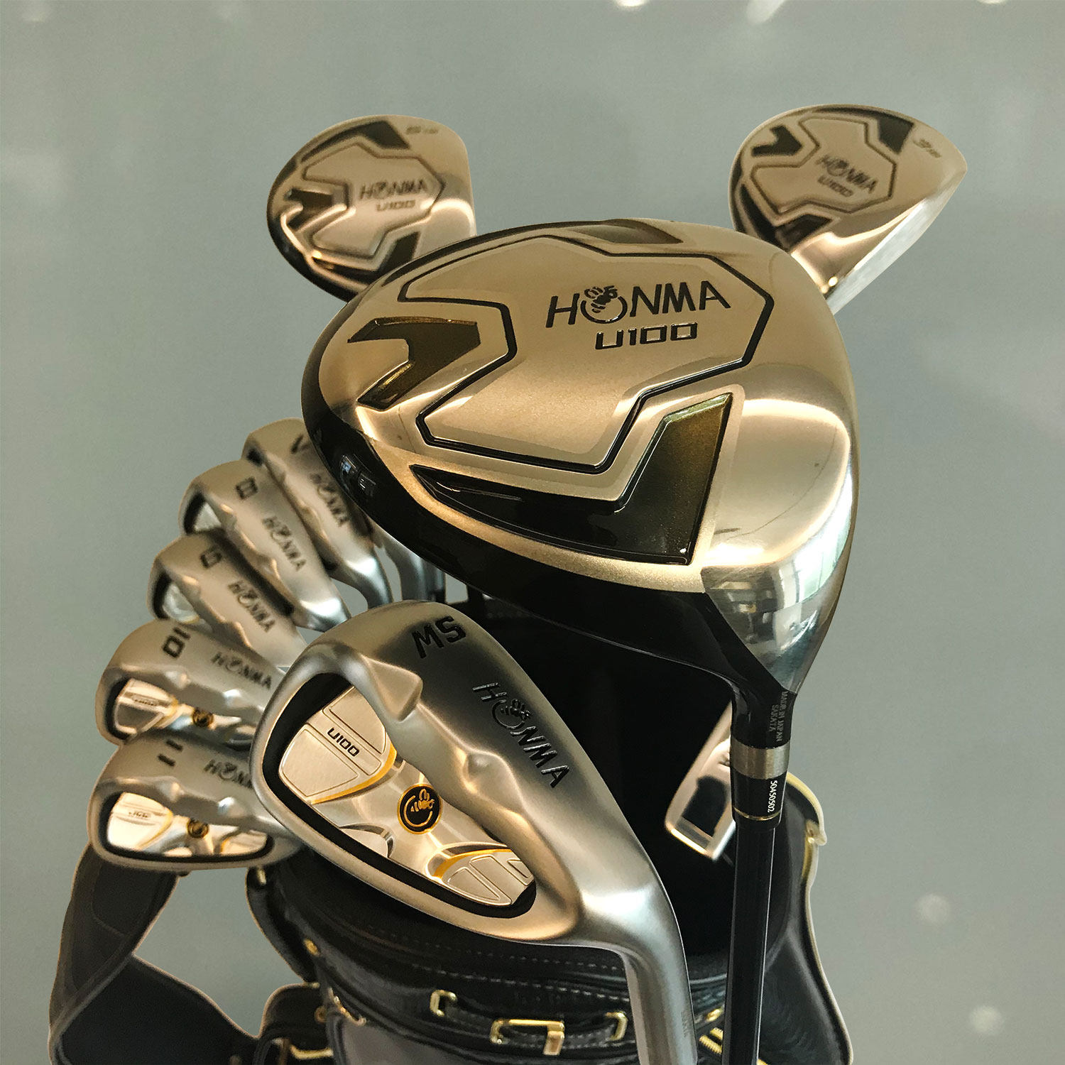 高尔夫套杆二手球杆honma红马u100男士全套碳素高尔夫球杆