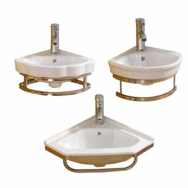 角位洗手盆挂墙式一体陶瓷脸单卫生间台简易柜组合漱小户型厕所盘