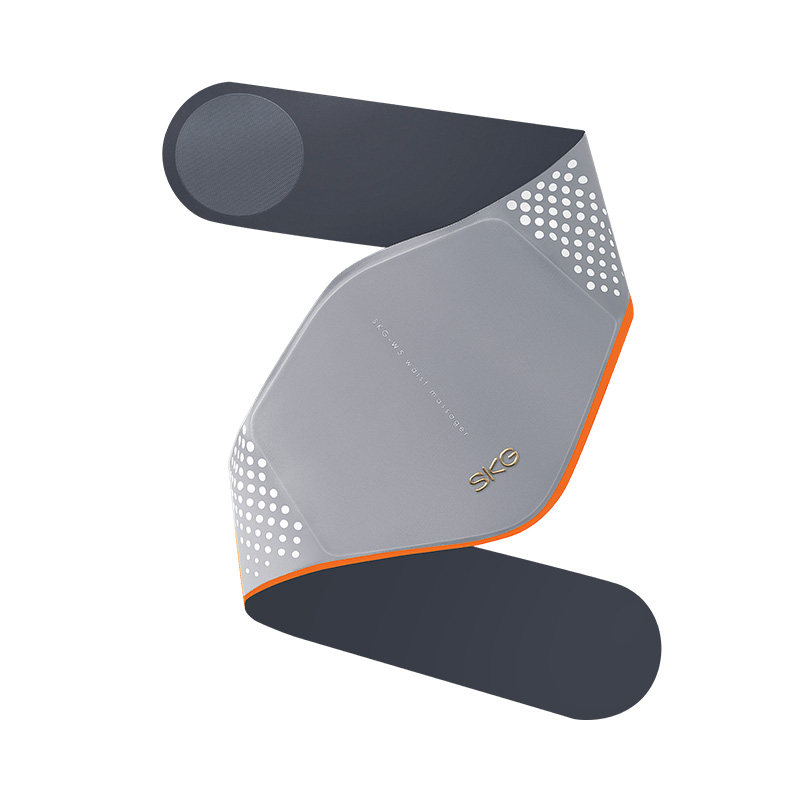 小米有品skg按摩腰带w5按摩仪护腰热腰椎腰部理疗按摩器办公室