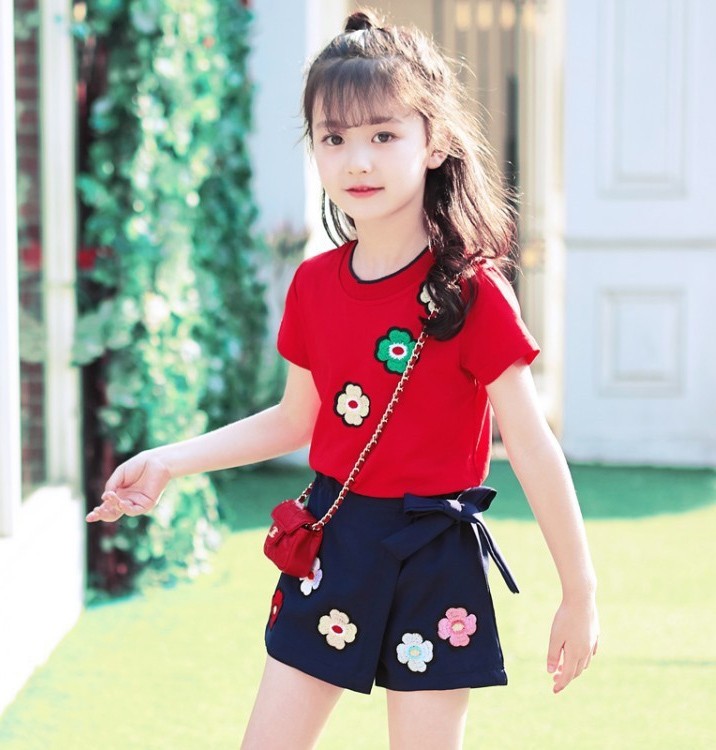 11岁服装衣服夏季儿童套装8t女孩子小女孩夏天连衣裙