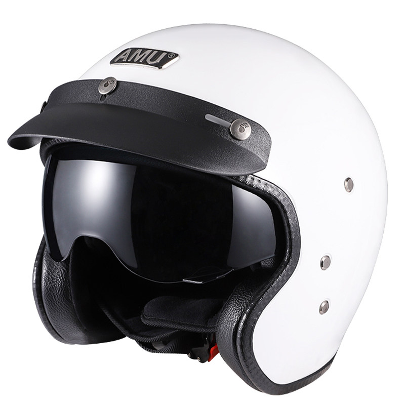 amu夏四季安全通勤四季男女摩托车认证3c头盔摩托车头盔