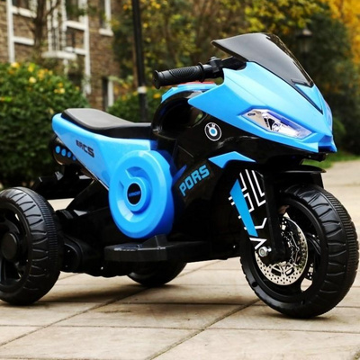 摩托车脚踏车公园小朋友单驱动三轮生日推车逛商场炫酷儿童电动车