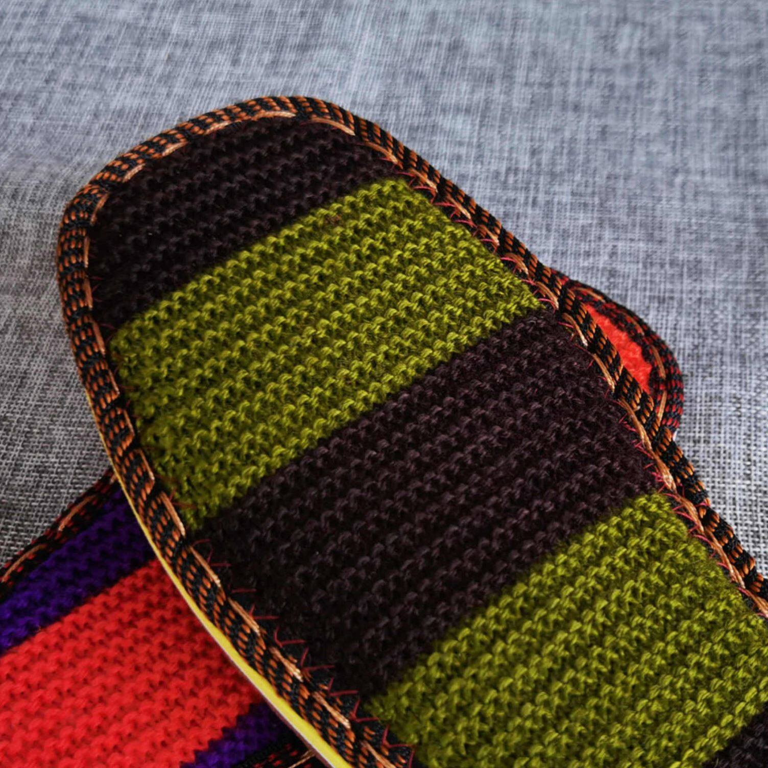 毛线鞋底牛筋手工编织勾鞋底子鞋垫防滑耐磨居家婚庆拖鞋