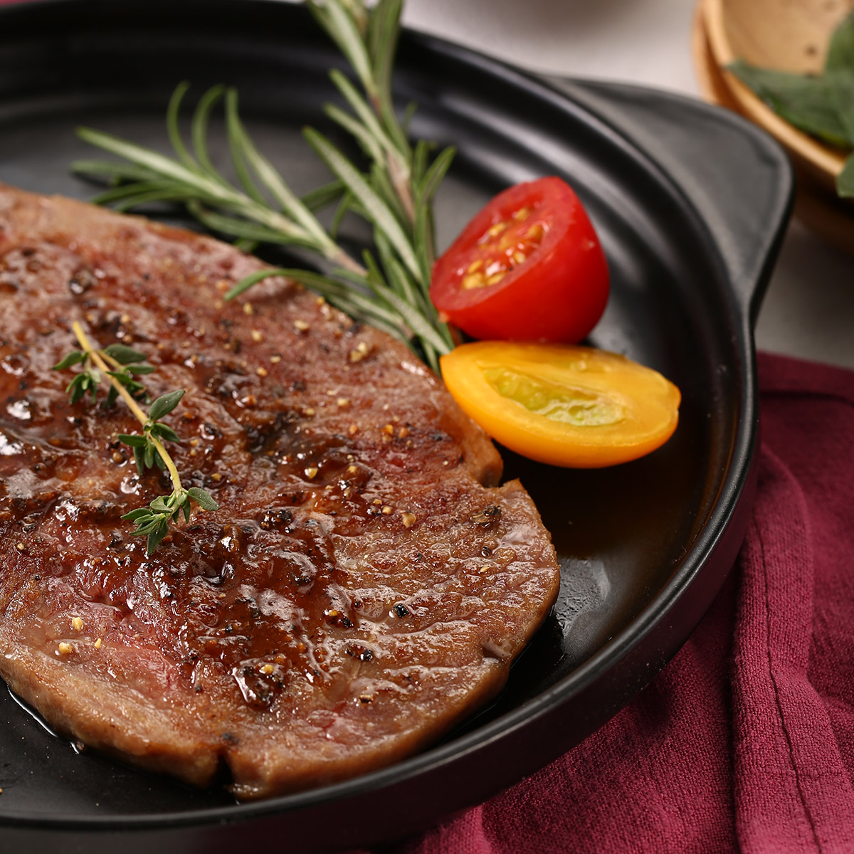 东方不败澳洲原肉整切牛排套餐黑椒牛肉10片儿童新鲜菲力西冷厚