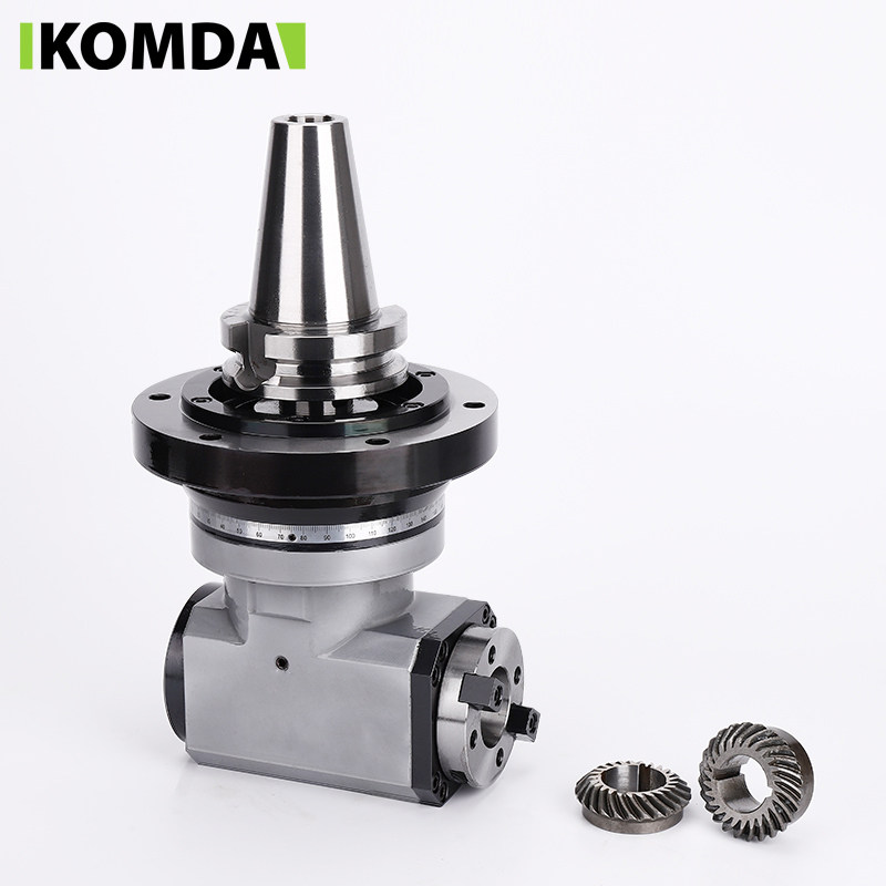 90度cnc角铣头侧铣头角度铣头横铣头直角头bt50转bt40侧铣动力头