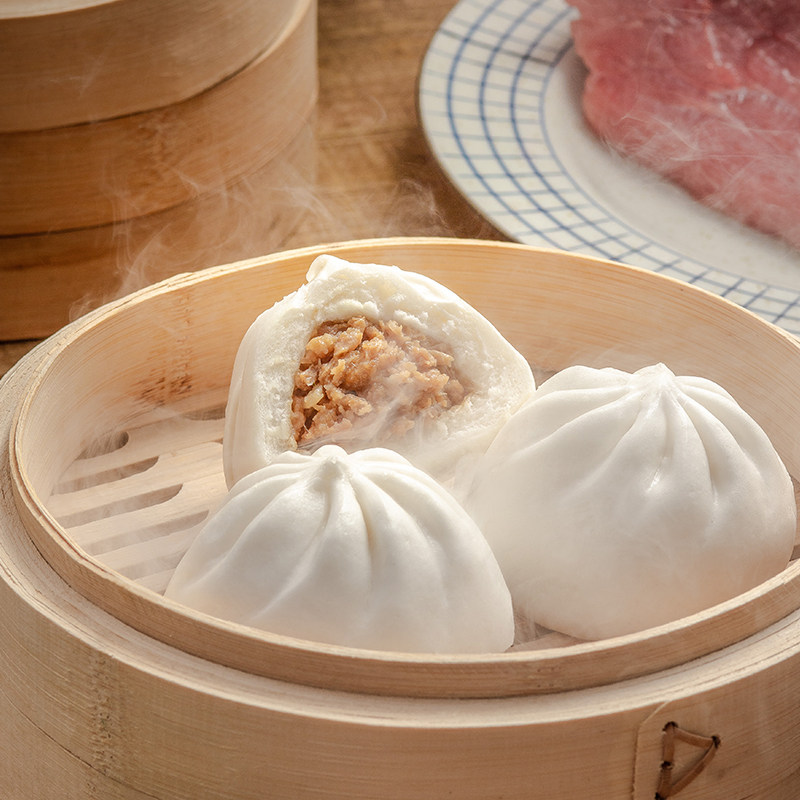包道广式点心小鲜小鲜肉肉包方便速食广东早茶包点