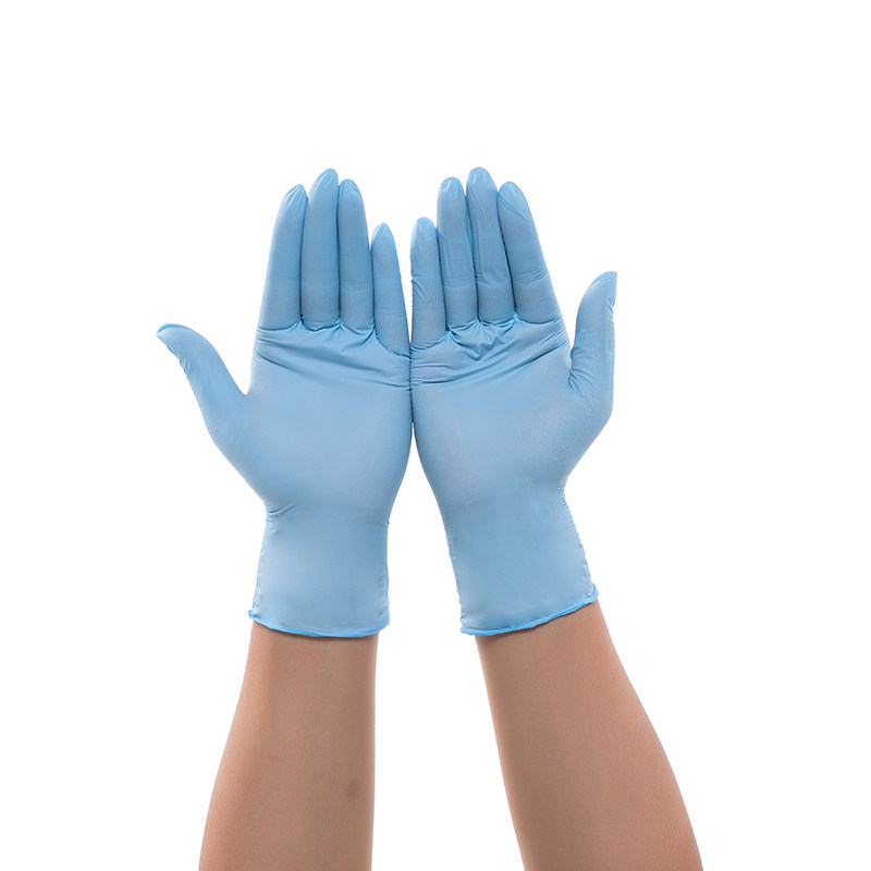 手套鸿锐一次性丁腈100只家用工业检查纹身加厚防护手套