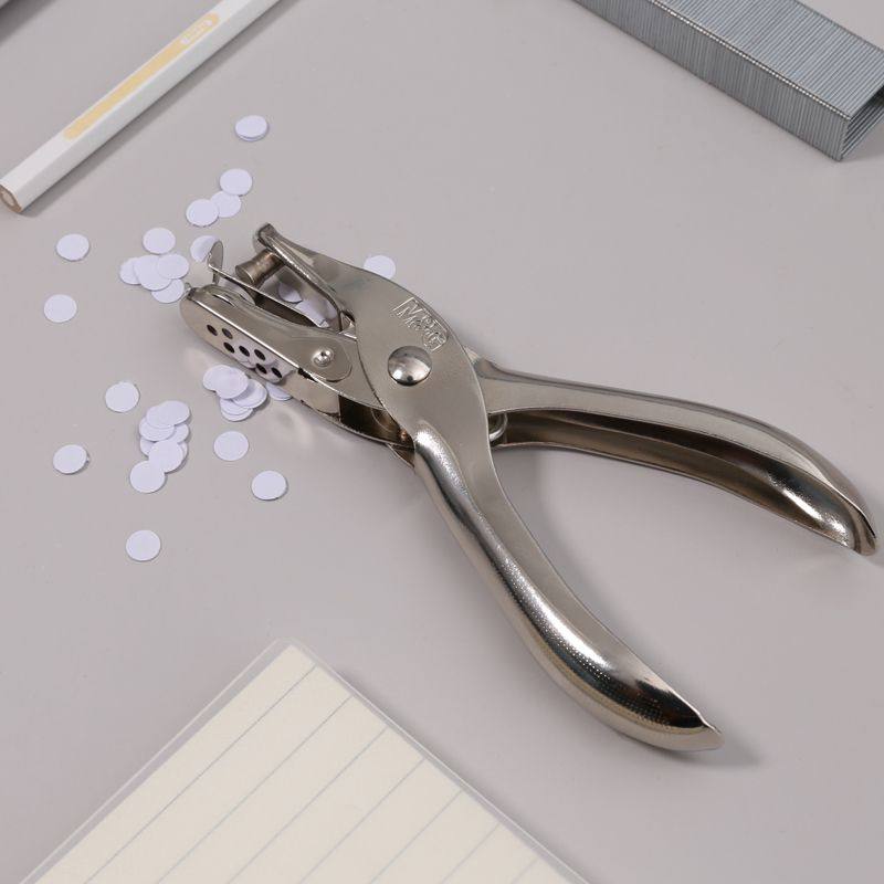 打孔器晨光纸张车票门票装订diy手工打孔机