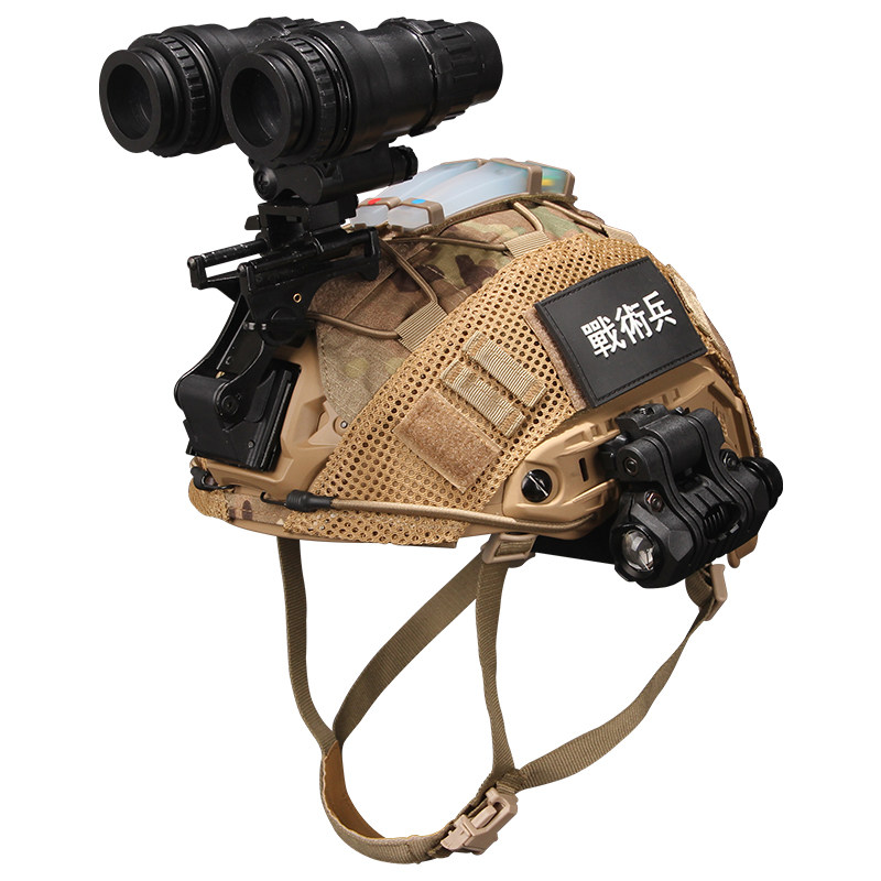 战术兵fast战术双筒夜视仪军迷野战cos装备防暴头盔