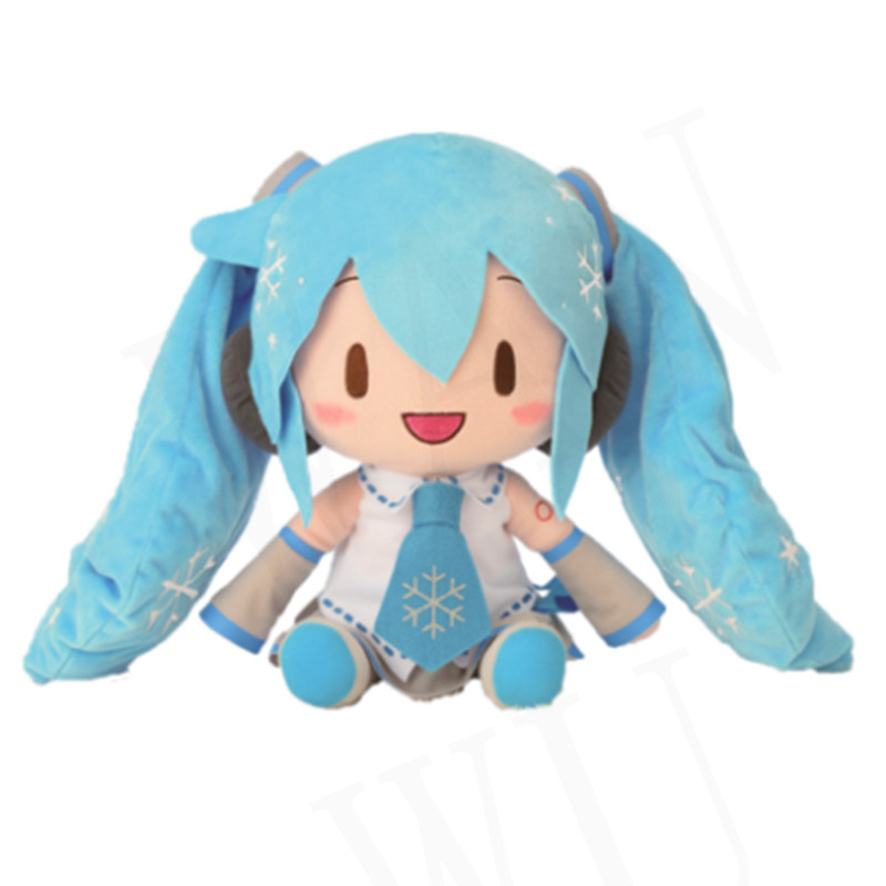 sega初音未来玩偶fufu同款蝴蝶结preciality毛绒公仔娃娃动漫毛绒