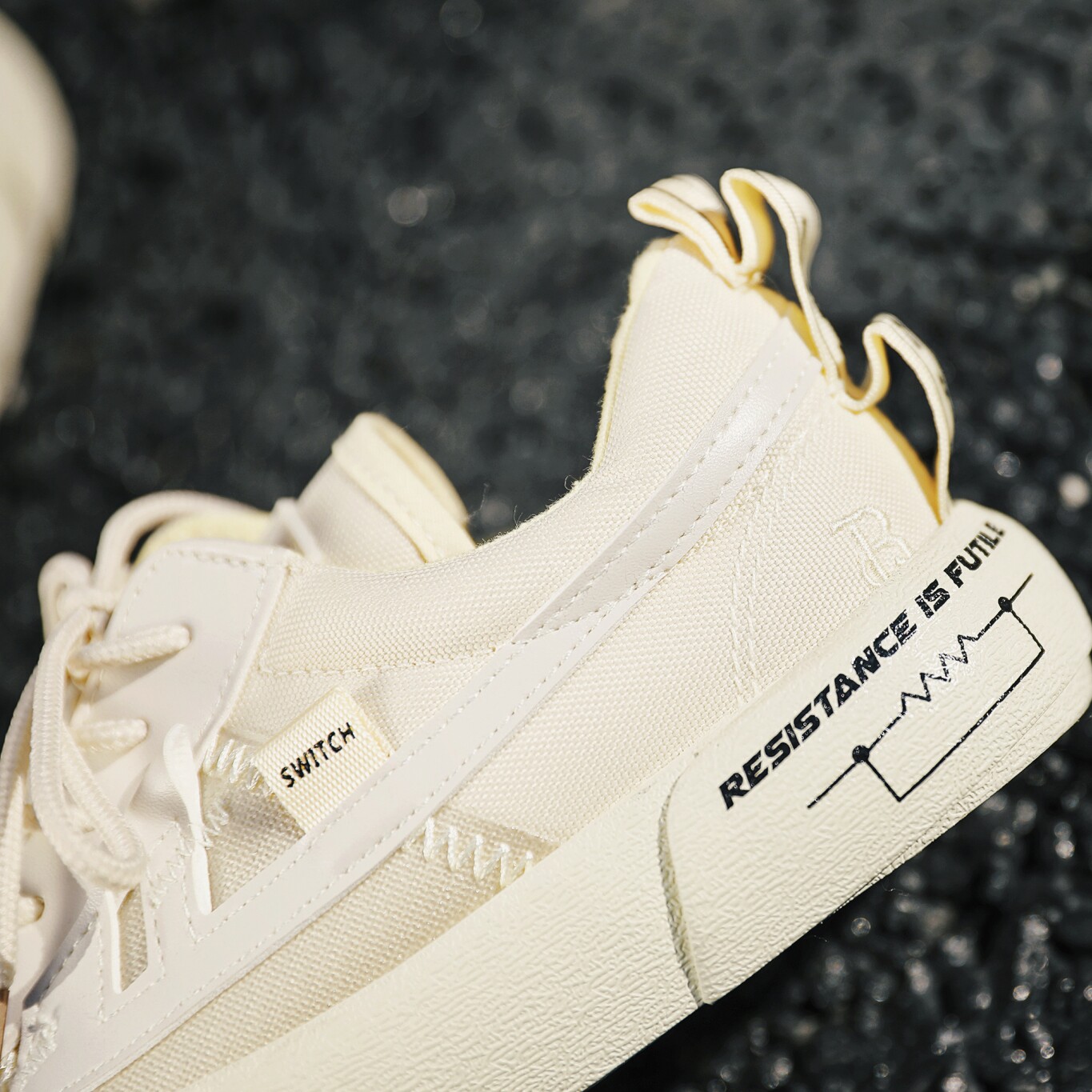 回力力帆布鞋女鞋回雁无效电阻潮流合伙人fourtry帆布鞋