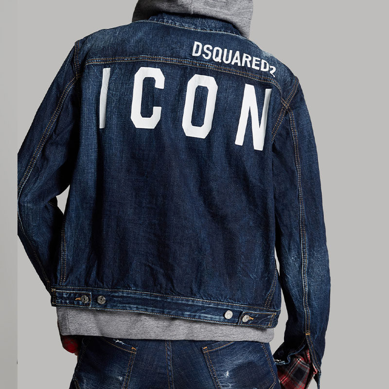 正品代购二次方dsquared2新款男装icon组合夹克