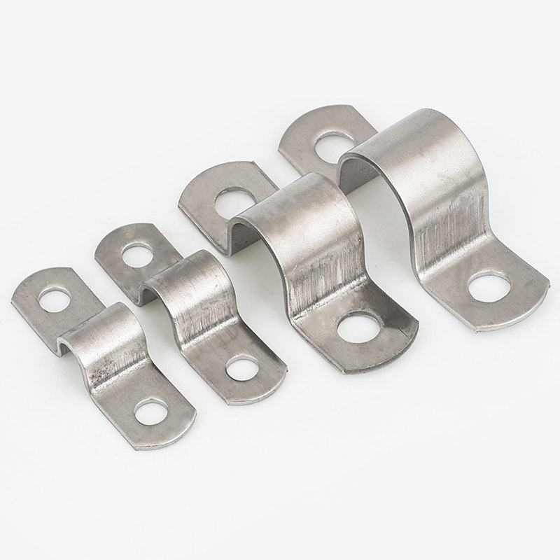 管卡不锈钢加厚骑马马卡马鞍卡欧欧姆卡线固定管夹