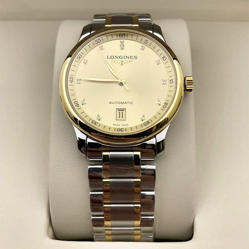 限量发售longines浪琴名匠系列金带钻机械男表l2.628.5.37.7瑞士腕表