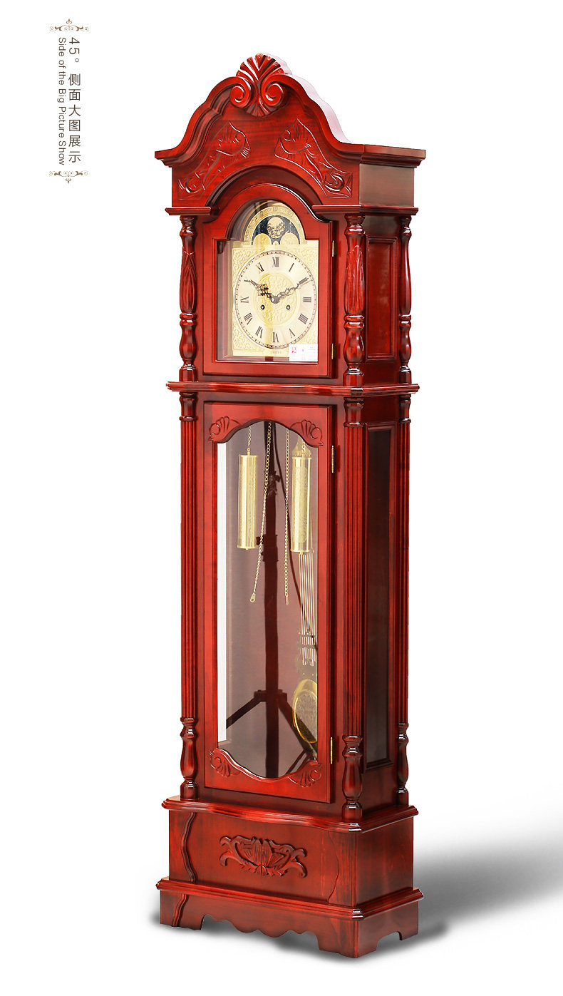 北极星落地钟时尚简约现代客厅钟机械机械钟装饰装饰31天立钟