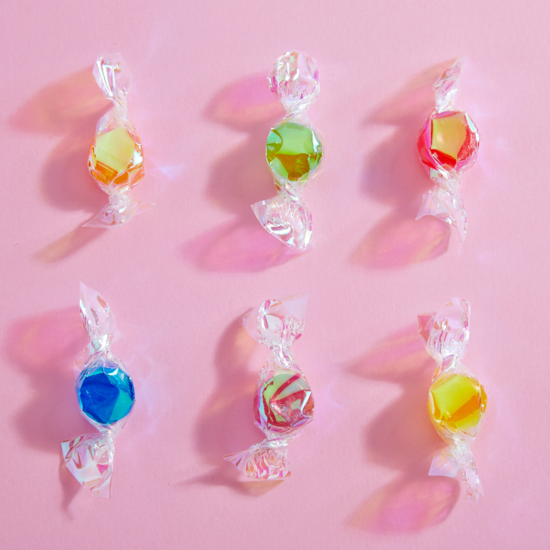 炫彩千纸鹤糖果水果果味混合合口味创意硬糖散装糖果