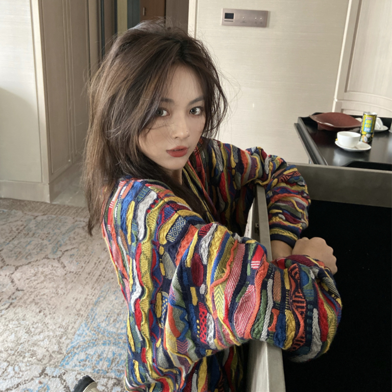 毛衣外套开衫女早秋慵懒风韩版春秋外穿针织衫秋季新款女小香风