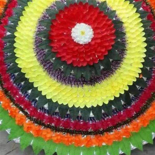 厂家伞式18米折叠事布花圈一个不发发货大量追悼