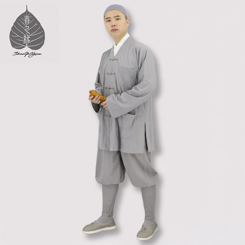 善之夏季僧服绑腿短褂男薄款和尚服比丘尼女小褂其他民族服装