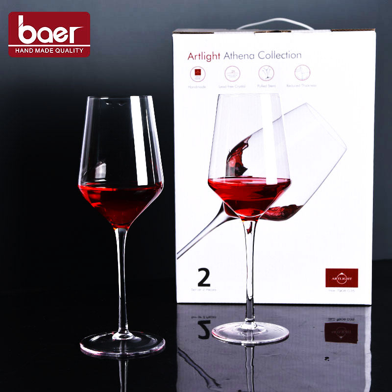 baer贝尔红酒酒杯2个情侣欧式手工创意奢华异形