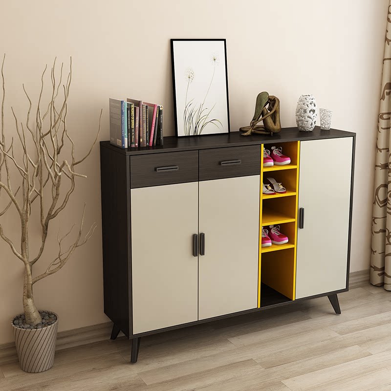金柏居北欧小型鞋柜简约储物柜创意进门玄关阳台鞋柜