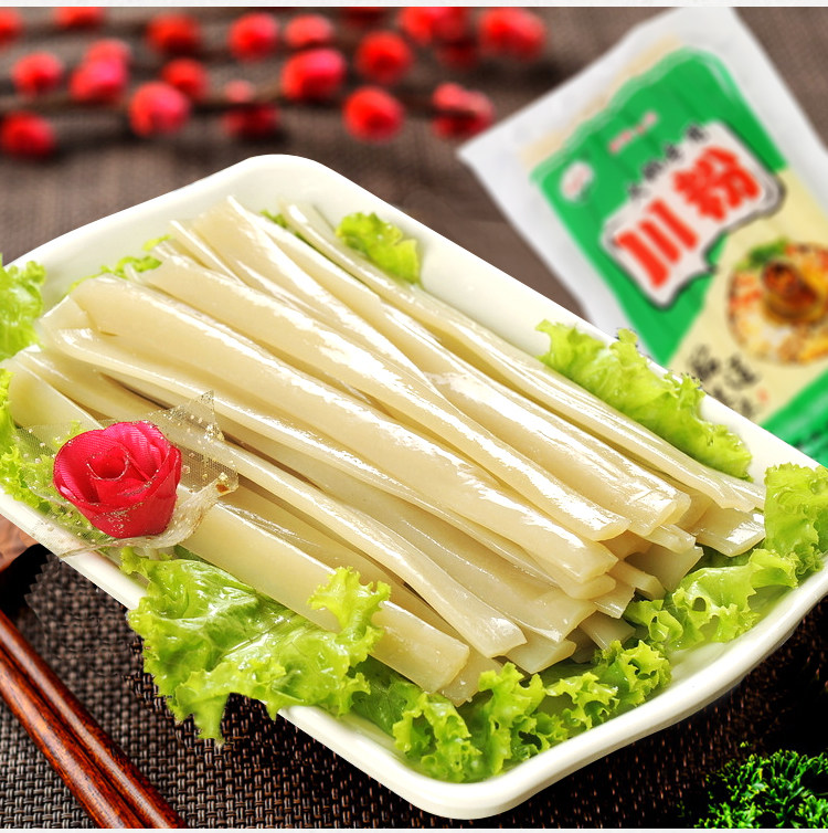 四川火锅川粉260g5袋苕皮红薯粉粉条拉皮袋装免泡速食小火锅