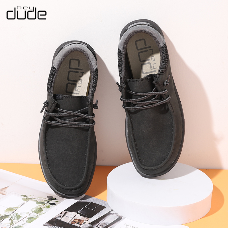 新款heydude都德秋冬时尚时尚休闲休闲鞋百搭厚底时尚休闲鞋