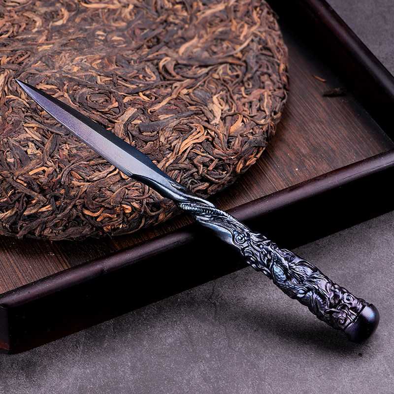 剑村龙泉市茶道中式茶具茶针茶刀手工胡小军普洱茶茶道