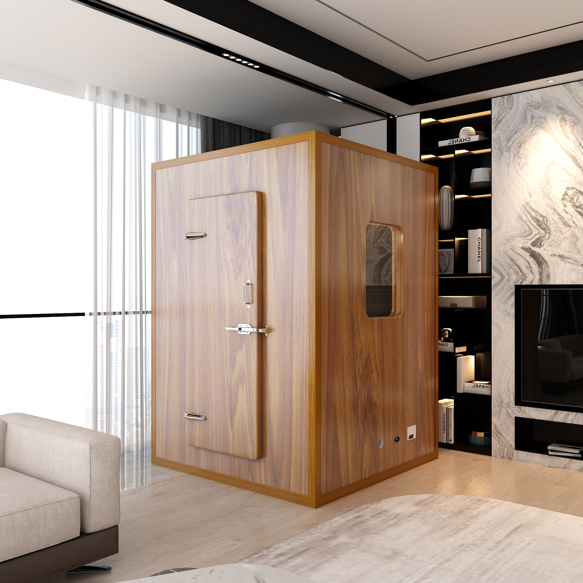 隔音房可移动录音棚练琴架子鼓消音听力筛查室静音阅读小型直播间